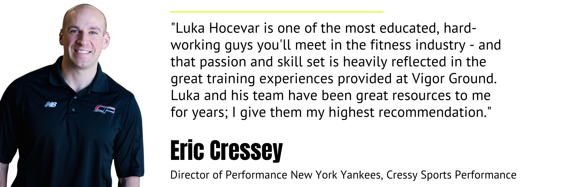 Eric Cressey testimonial for Luka Hocevar